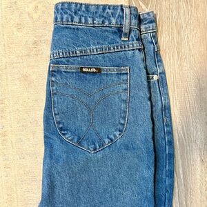 ROLLA'S Classic Blue High-Waist Jeans
